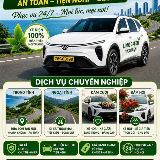Taxi Điện Quảng Ngãi